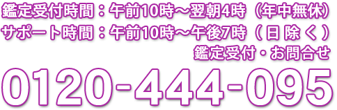 �Ӓ��t����:�ߑO10���`����4��/�Ӓ��t�E���⍇���@0120-444-095